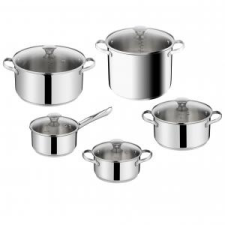 Tefal Edénykészlet 10 részes rozsdamentes Daily Cook H054AS55 edény