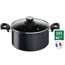 Tefal G2554672 nyeles lábas 5,2 L Kör Fekete (G2554672) edény