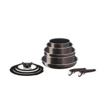 Tefal L1509473 serpenyő szett, fekete edény