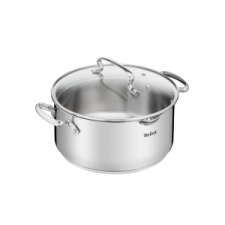 Tefal Tefal Lábas fedõvel 20 cm rozsdamentes + üveg Duetto+ G7194456 edény