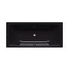  Téglalap alakú kád Kaldewei Cayono Duo 170x75 cm zománcozott acél bal és jobb is black 272410213701