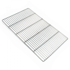  Téglalap alakú rozsdamentes grillrács 60x40 cm rostélyos grillrács  51734 kerti sütés és főzés