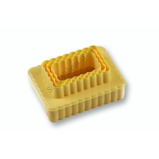  Téglalap Keksz Kiszúró Készlet – 3 Méret, Kétoldalas konyhai eszköz