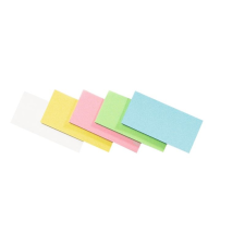  Téglalap moderációs kártya, 5 szín iskolai kiegészítő