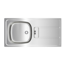 Teka Gravity 45 E-XP 1B 1D mosogatótálca,inox,86x43,5cm mosogatótálca