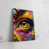  Tekintet a Színek Világában - Pop Art Vászonkép