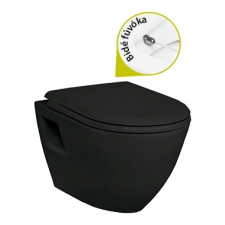  TEKKO - WC + BIDÉ 2IN1 FEKETE - TP325BLACK FALRA SZERELHETŐ WC BIDÉVEL szaniter