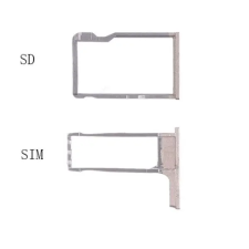  tel-szalk-003760 HTC One M8 arany SIM & SD kártya tálca mobiltelefon, tablet alkatrész