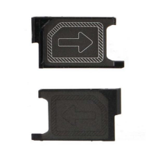  tel-szalk-003984 Sony Xperia Z5 Compact fekete SIM kártya tálca mobiltelefon, tablet alkatrész