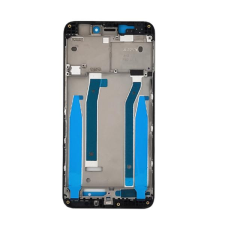  tel-szalk-005492 Xiaomi Redmi 4X fekete előlap lcd keret, burkolati elem mobiltelefon, tablet alkatrész