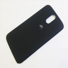 tel-szalk-00648 Motorola Moto G4 / G4 Plus fekete akkufedél, hátlap mobiltelefon, tablet alkatrész