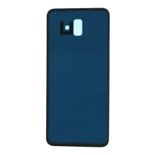  tel-szalk-008703 Samsung Galaxy J6 Plus fekete akkufedél, hátlap mobiltelefon, tablet alkatrész