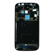  tel-szalk-008927 Samsung Galaxy S4 i9505 fekete előlap lcd keret, burkolati elem mobiltelefon, tablet alkatrész