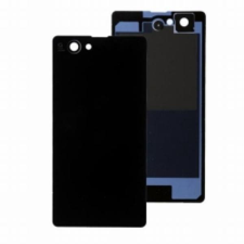  tel-szalk-00980 Sony Xperia Z1 Compact fekete akkufedél, hátlap mobiltelefon, tablet alkatrész