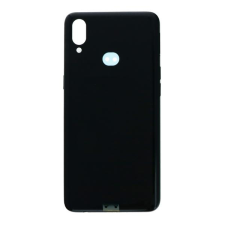 tel-szalk-015457 Samsung Galaxy A10s fekete akkufedél, hátlap mobiltelefon, tablet alkatrész