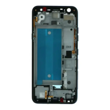  tel-szalk-017158 LG K40 fekete előlap lcd keret, burkolati elem mobiltelefon, tablet alkatrész