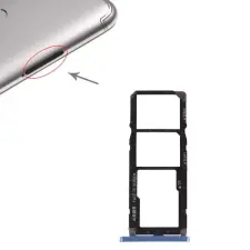  tel-szalk-017315 Xiaomi Redmi S2 kék SIM & SD kártya tálca mobiltelefon, tablet alkatrész
