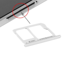  tel-szalk-017535 ezüst SIM & SD kártya tálca mobiltelefon, tablet alkatrész