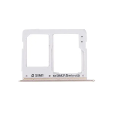  tel-szalk-017759 Samsung Galaxy C5 C500 arany SIM & SD kártya tálca mobiltelefon, tablet alkatrész