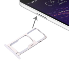  tel-szalk-017799 Meizu Meilan fehér SIM & SD kártya tálca mobiltelefon, tablet alkatrész