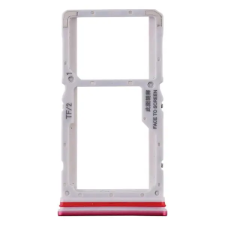  tel-szalk-020019 Xiaomi Redmi K30 piros SIM & SD kártya tálca mobiltelefon, tablet alkatrész