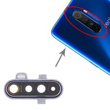  tel-szalk-020029 Oppo Realme X2 Pro hátlapi kamera lencse kék kerettel mobiltelefon, tablet alkatrész