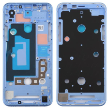 tel-szalk-020650 LG Q7 kék előlap lcd keret, burkolati elem mobiltelefon, tablet alkatrész