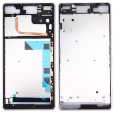tel-szalk-020714 Sony Xperia Z3 fehér előlap lcd keret, burkolati elem mobiltelefon, tablet alkatrész