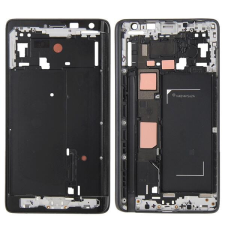  tel-szalk-020740 Samsung Galaxy Note Edge N915 fekete előlap lcd keret, burkolati elem mobiltelefon, tablet alkatrész