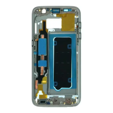 tel-szalk-02093 Samsung Galaxy S7 arany előlap lcd keret, burkolati elem mobiltelefon, tablet alkatrész