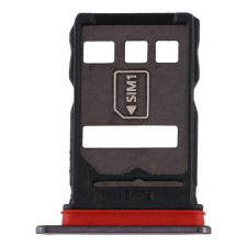 tel-szalk-021211 Huawei Mate 30 fekete SIM kártya tálca mobiltelefon, tablet alkatrész