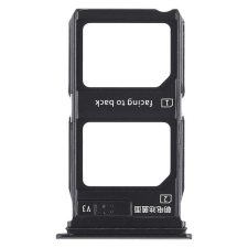  tel-szalk-021404 Vivo X9 Plus fekete SIM kártya tálca mobiltelefon, tablet alkatrész