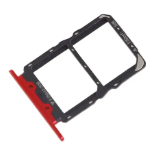  tel-szalk-021431 Huawei Nova 4 piros SIM kártya tálca mobiltelefon, tablet alkatrész