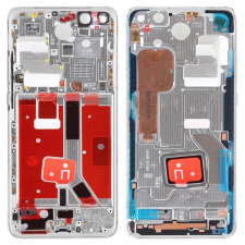  tel-szalk-022653 Huawei P40 Pro ezüst középső keret oldalsó gombokkal mobiltelefon, tablet alkatrész
