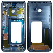  tel-szalk-022885 Samsung Galaxy s9 Plus kék középső keret mobiltelefon, tablet alkatrész