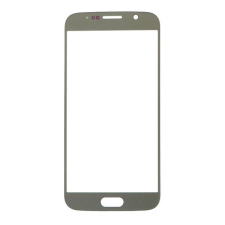  tel-szalk-02577 Üveg előlap - kijelző részegység nem-touch Samsung Galaxy S6 arany mobiltelefon, tablet alkatrész