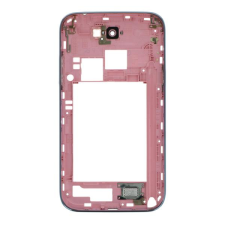  tel-szalk-02788 Samsung Galaxy Note 2 N7100 rózsaszín középső keret mobiltelefon, tablet alkatrész