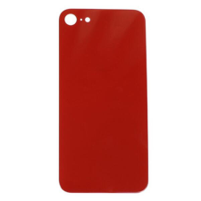  tel-szalk-150623 Apple iPhone SE 2020 piros akkufedél, hátlap nagy lyukú kamera-kivágással mobiltelefon, tablet alkatrész