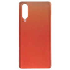 tel-szalk-151896 Akkufedél hátlap - burkolati elem Huawei P30, narancs mobiltelefon, tablet alkatrész