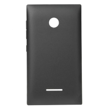 tel-szalk-152286 Akkufedél hátlap - burkolati elem Microsoft Lumia 435, fekete mobiltelefon, tablet alkatrész