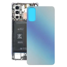 tel-szalk-153217 Akkufedél hátlap - burkolati elem Oppo Reno4, kék mobiltelefon, tablet alkatrész