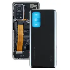  tel-szalk-1922554 Gyári akkufedél hátlap - burkolati elem Xiaomi Redmi K30S, fekete mobiltelefon, tablet alkatrész