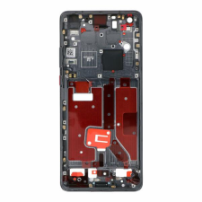 tel-szalk-1926354 Huawei Mate 40 fekete előlap lcd keret, burkolati elem mobiltelefon, tablet alkatrész