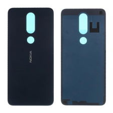 tel-szalk-1927992 Nokia 6.1 Plus sötétkék hátlap ragasztóval mobiltelefon, tablet alkatrész