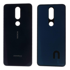  tel-szalk-1928117 Nokia 7.1 fekete akkufedél, hátlap mobiltelefon, tablet alkatrész