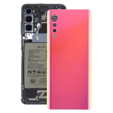  tel-szalk-192863 Akkufedél hátlap - burkolati elem LG Velvet, piros mobiltelefon, tablet alkatrész