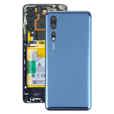 tel-szalk-19295807 Akkufedél hátlap - burkolati elem ZTE Axon 10 Pro, kék mobiltelefon, tablet alkatrész