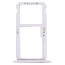 tel-szalk-19296878 Honor 9X Lite ezüst SIM & SD kártya tálca mobiltelefon, tablet alkatrész