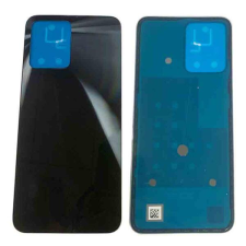 tel-szalk-19296915161 Realme C35 Fekete hátlap ragasztóval mobiltelefon, tablet alkatrész