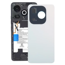 tel-szalk-192969154249 Gyári akkufedél hátlap - burkolati elem Infinix Smart 8, Fehér mobiltelefon, tablet alkatrész